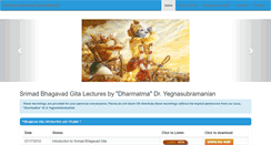 Desktop Screenshot of gita.yajnam.org